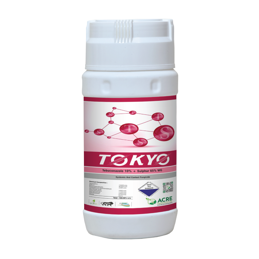Tebuconazole 10% + Sulphur 65% WG